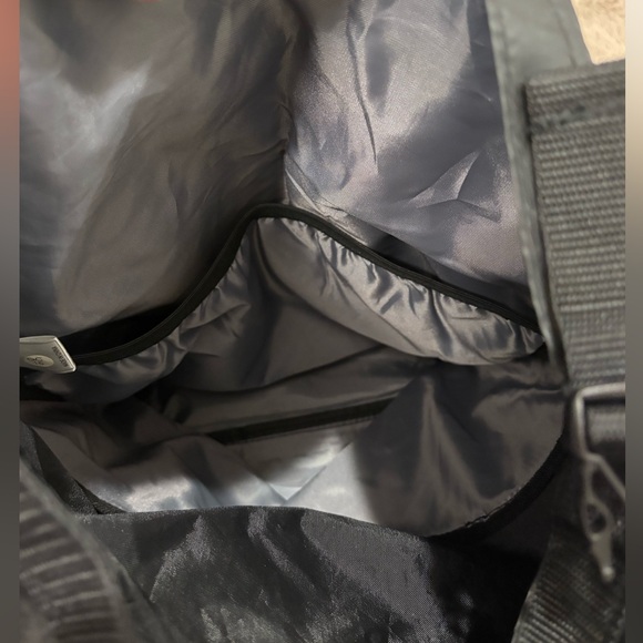 ADIDAS Rectangular Fold-over Black / Tan Backpack / Unisex - Picture 9 of 14